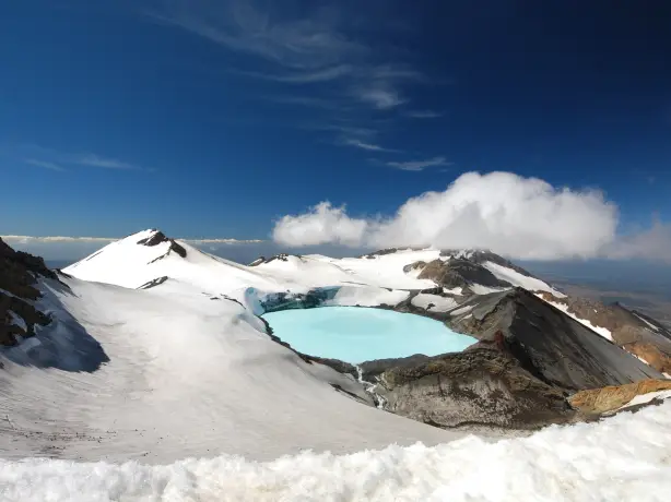 Newzealand north ruapehu craterlake