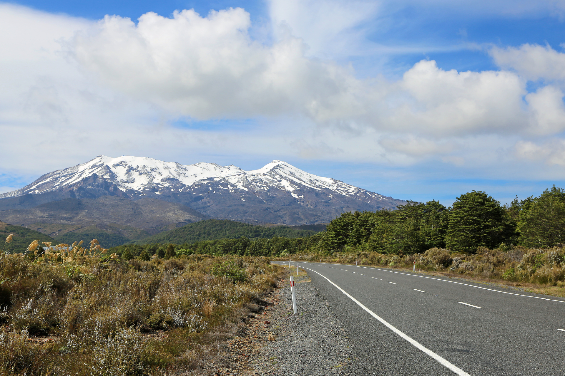 Newzealand north tongariro road