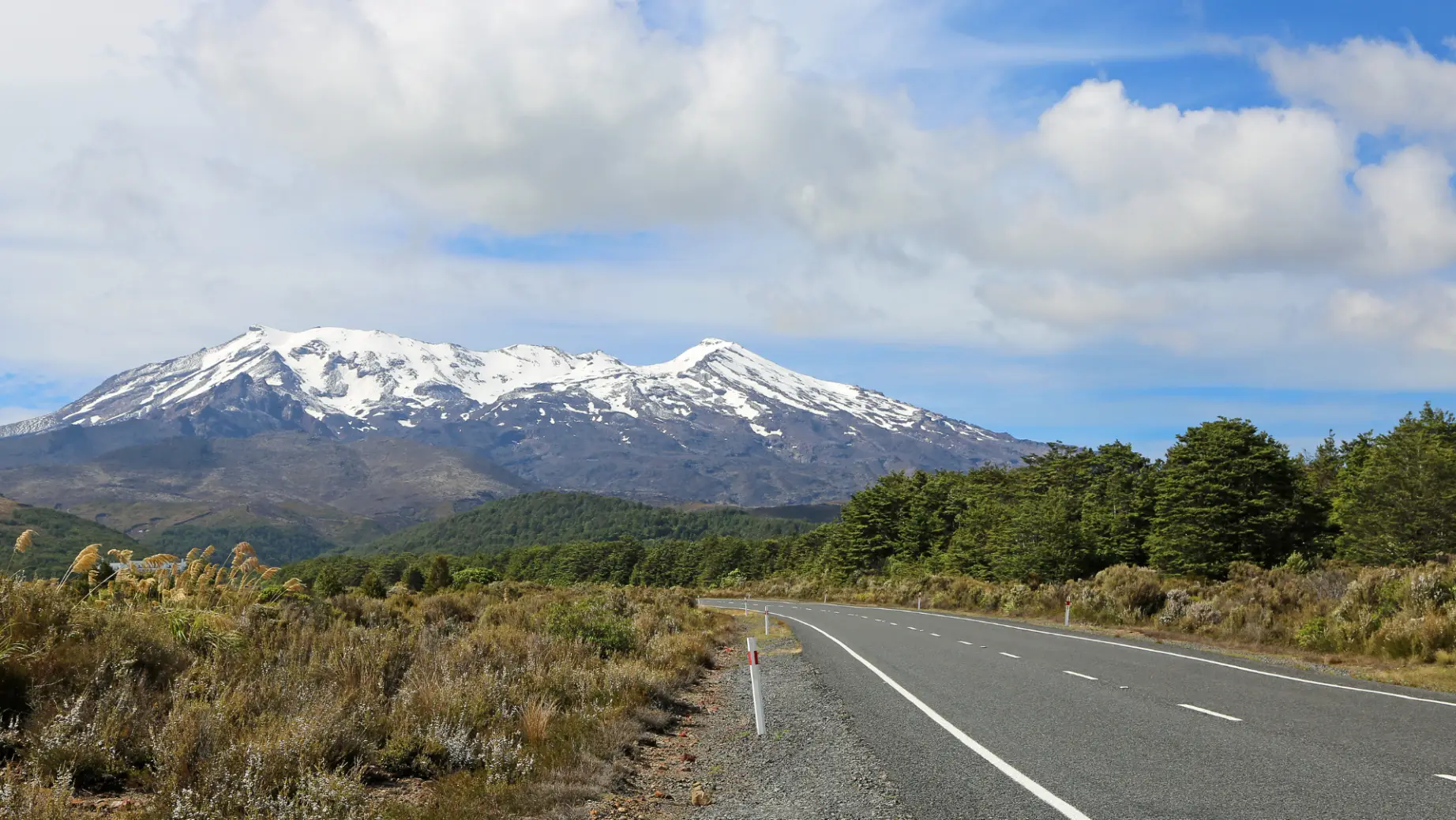 Newzealand north tongariro road