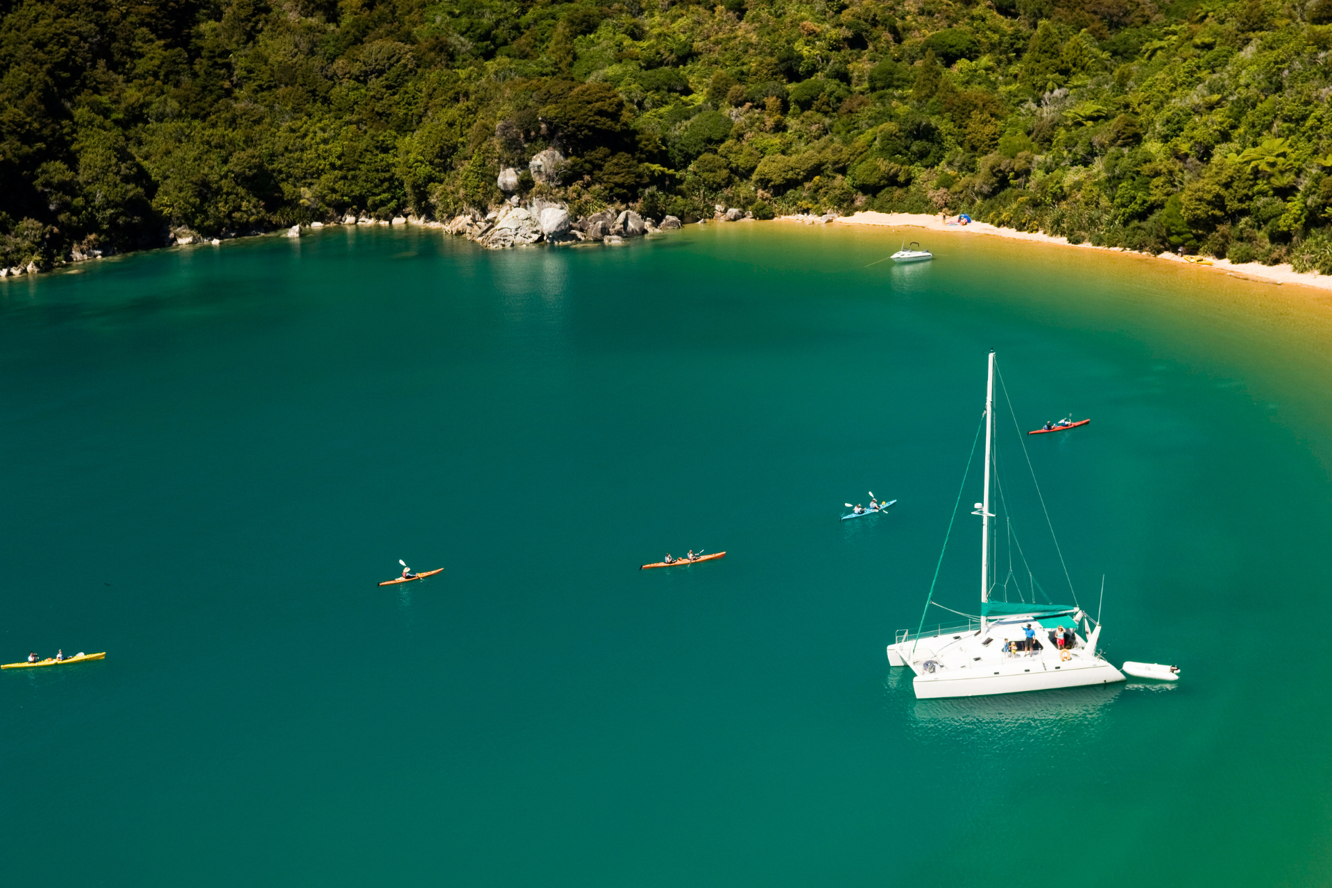 Newzealand south abeltasman boat