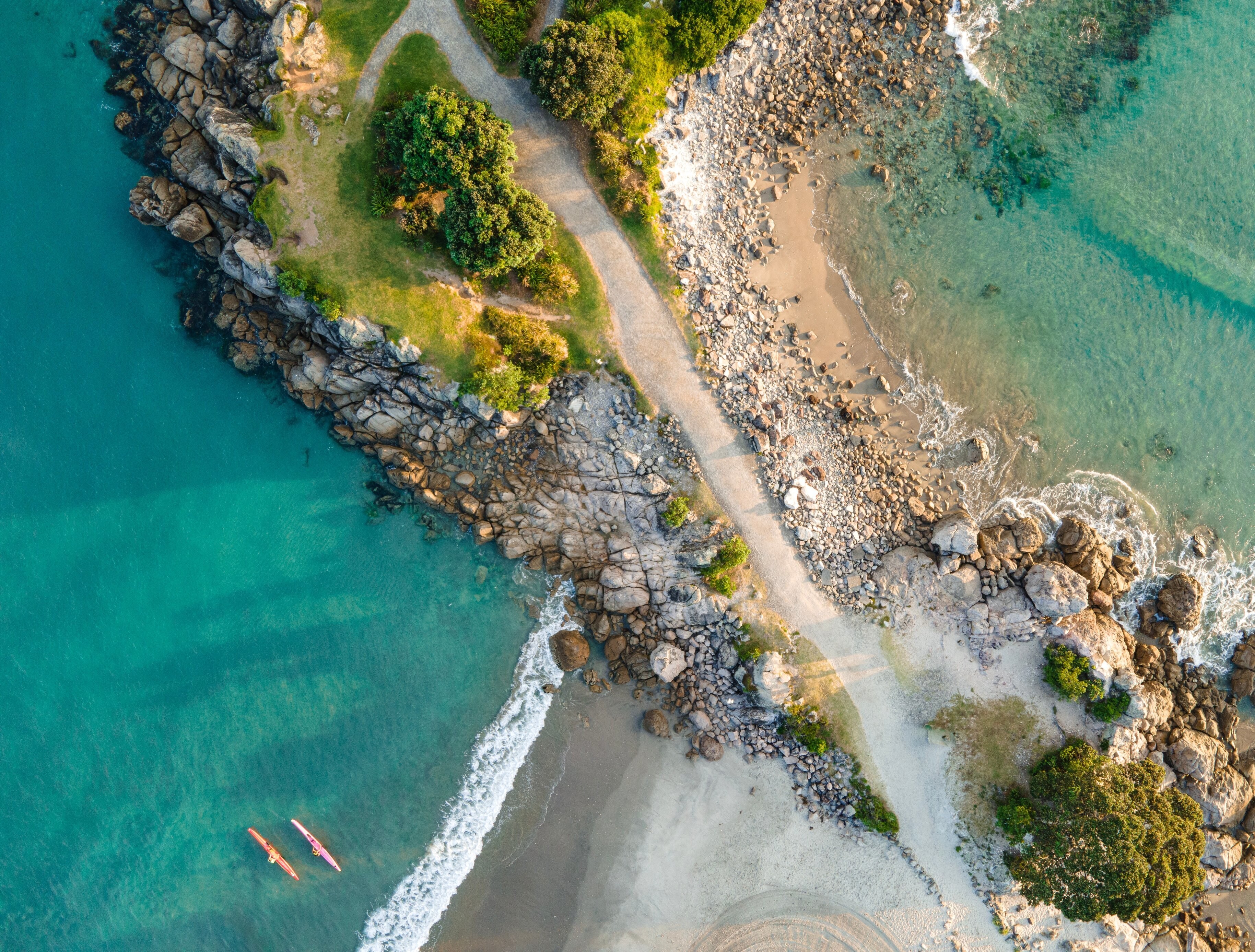 nz north bay of plenty mount maunganui aerial