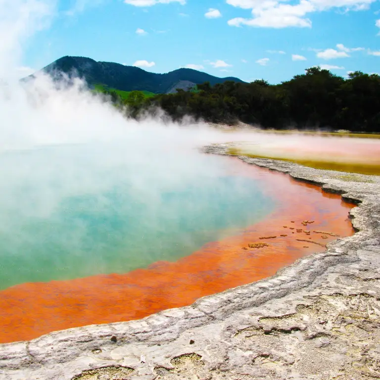 Geyser in Rotorua, New Zealand