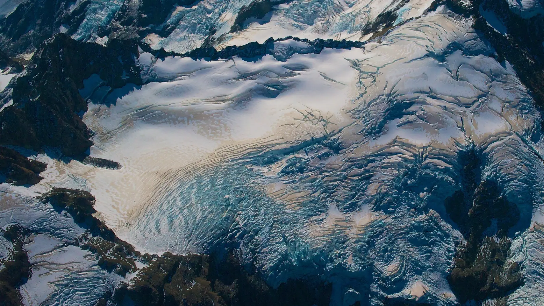 Nz near tasman glacier franz josef new zealand scenic flight