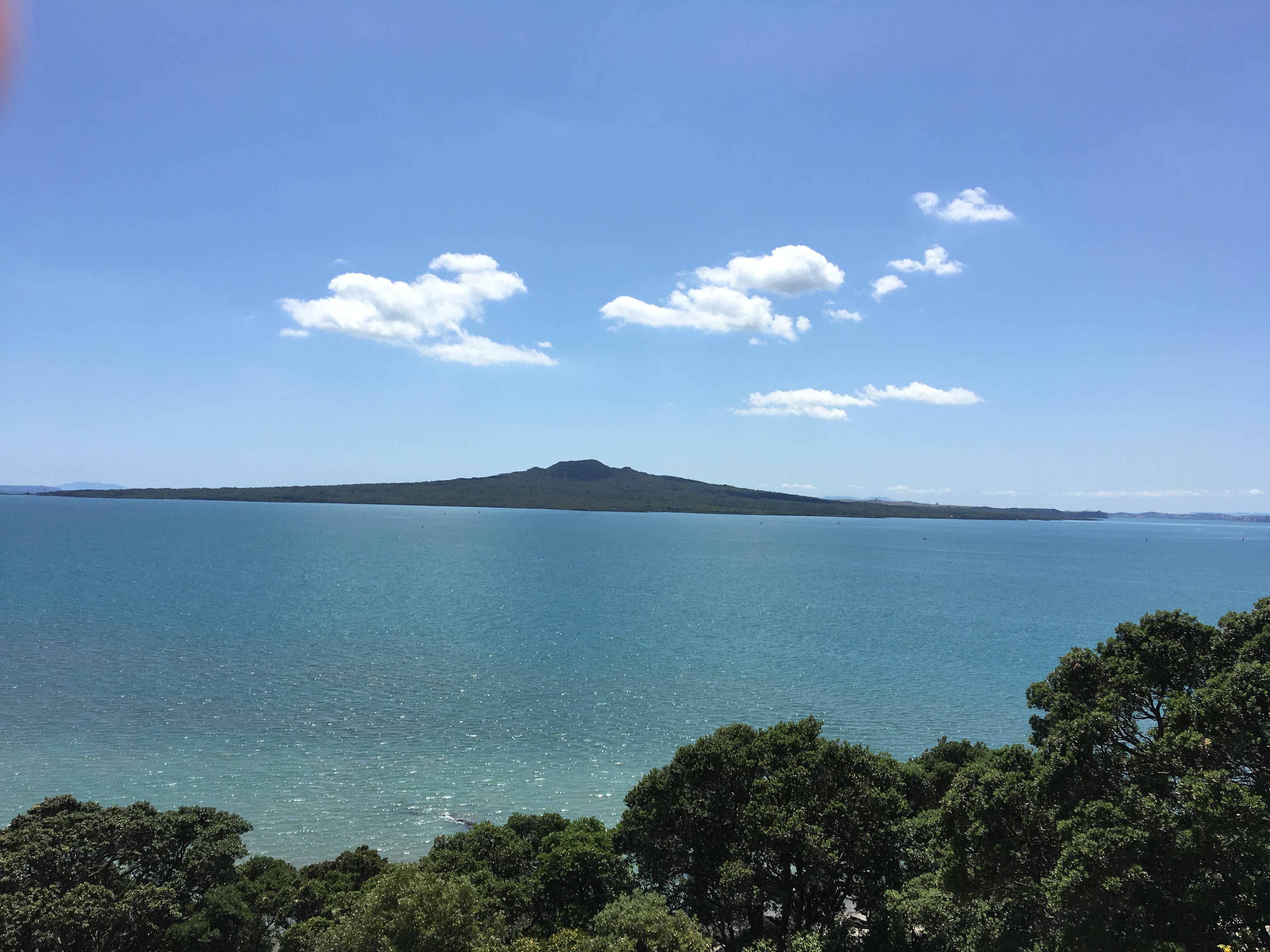 neuseeland auckland rangiroto island meer vulkan insel