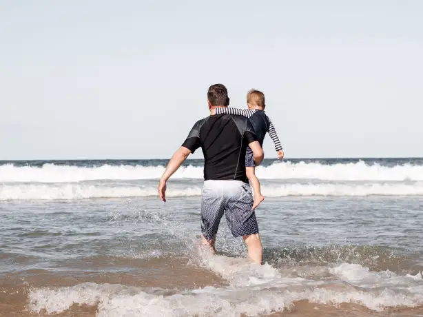 Australia family young beach