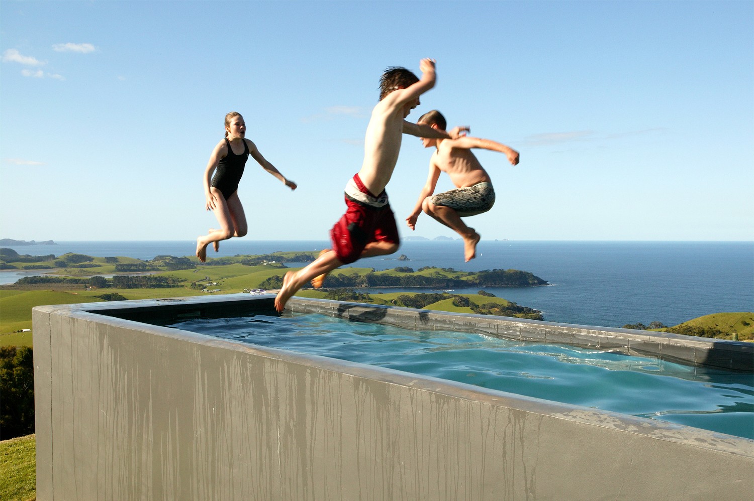 Neuseeland Whangarei Ferienhaus Luxus Familie