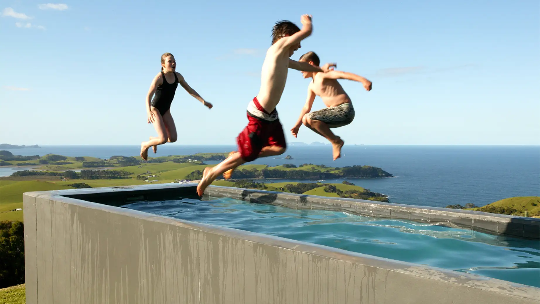 Neuseeland Whangarei Ferienhaus Luxus Familie