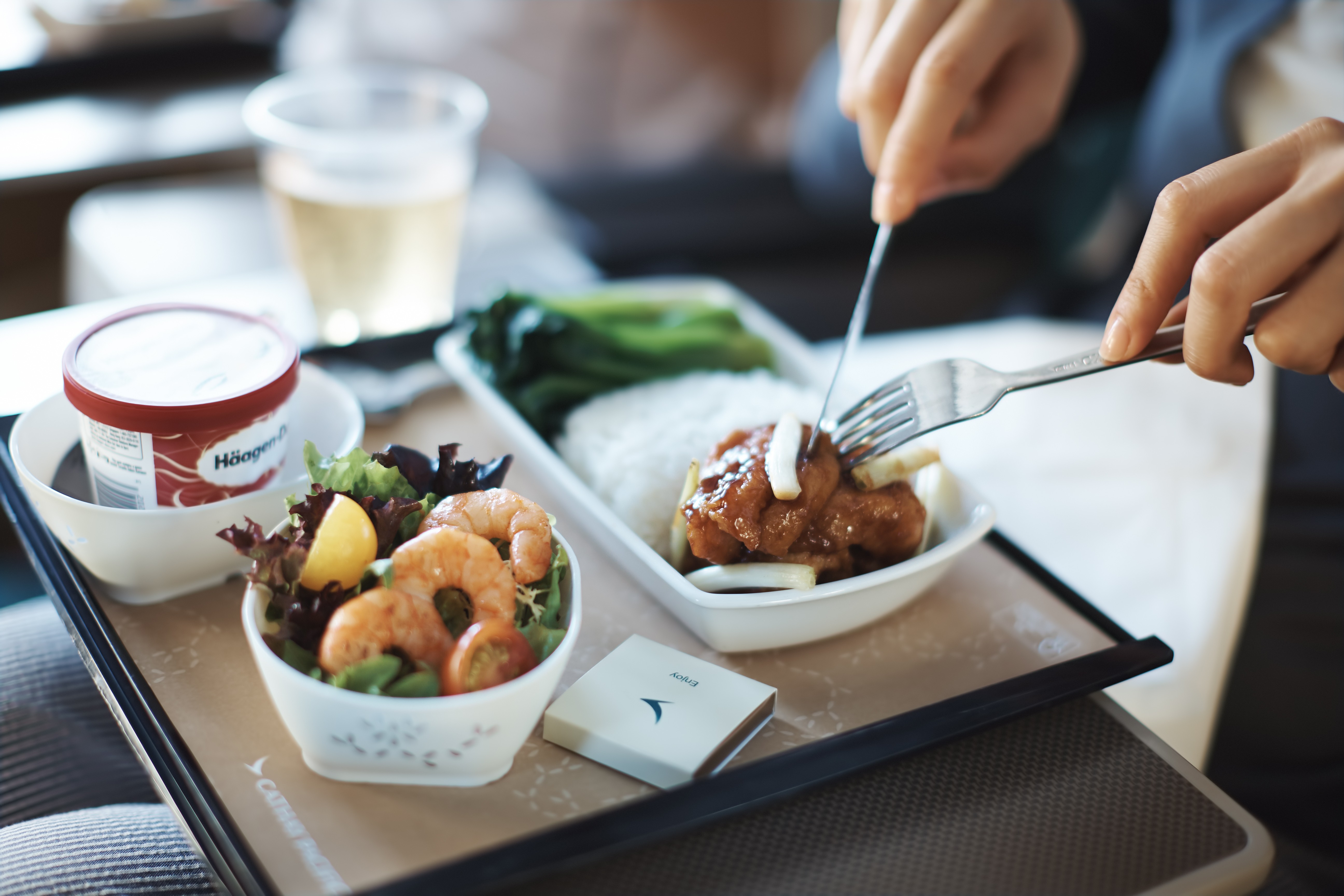Nz cathay pacific meal family adults flights premium ecomony