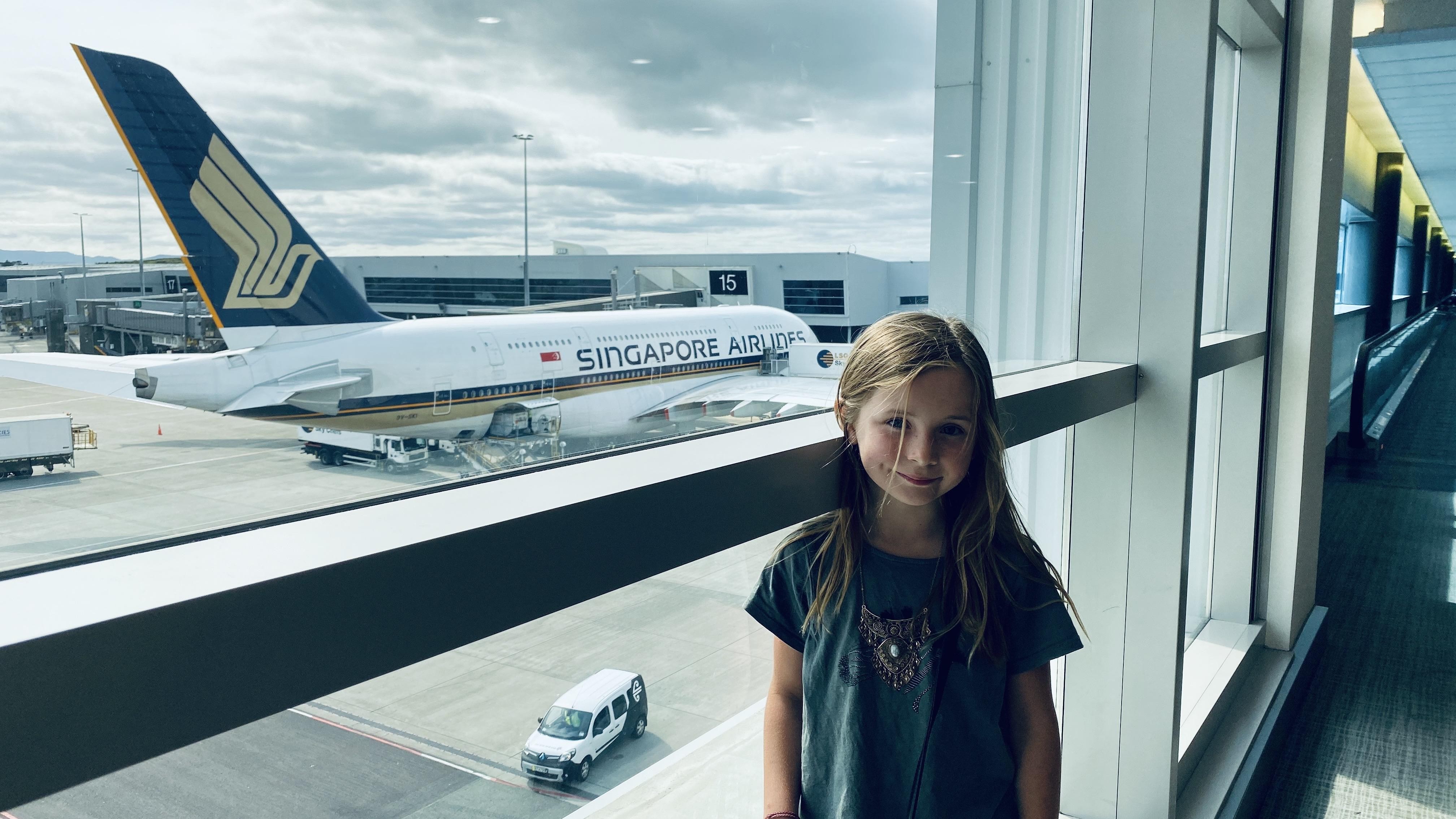 Singapore airlines flights family hannah 3