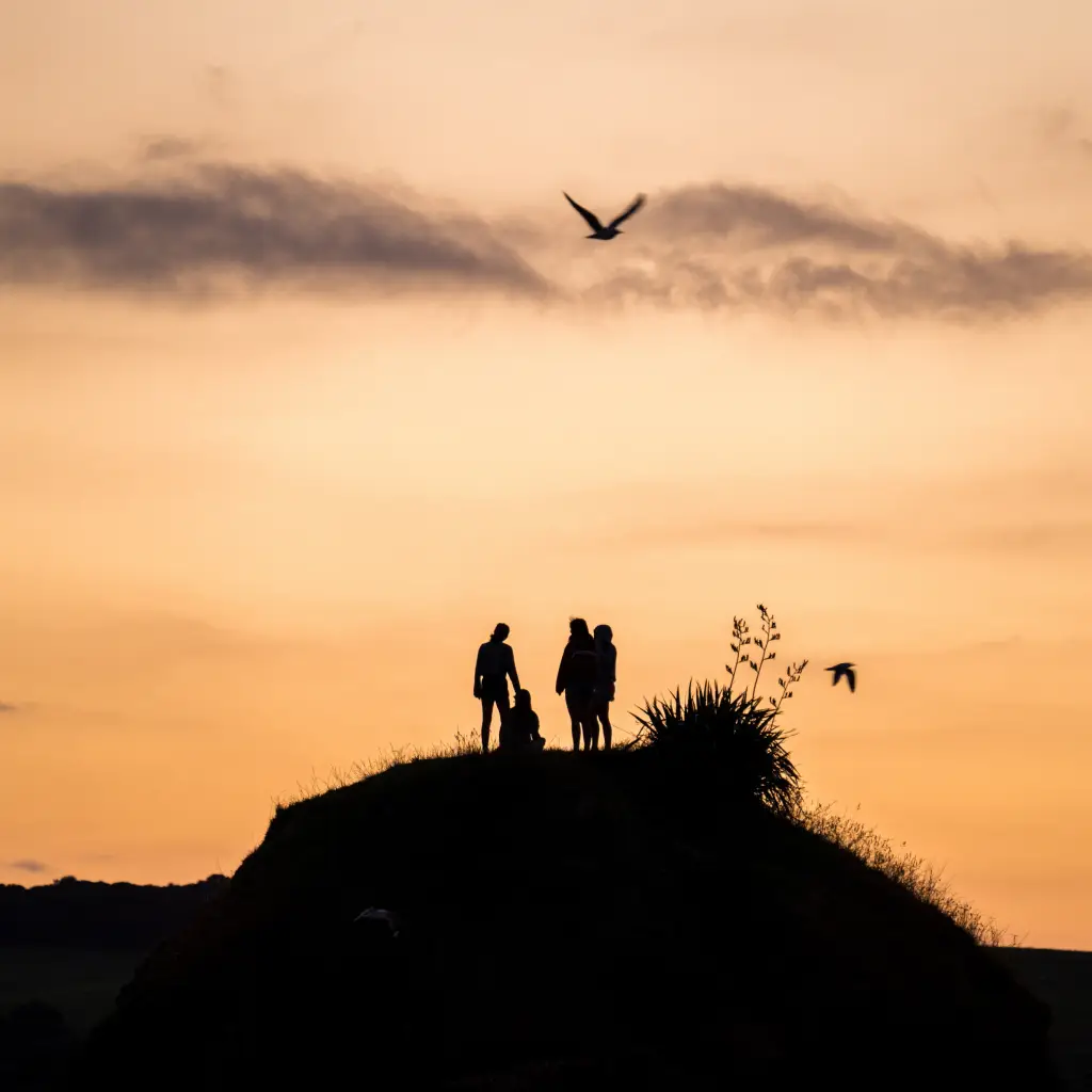 Nz tawharanui family sunset 1 joshua mccormack family primary header