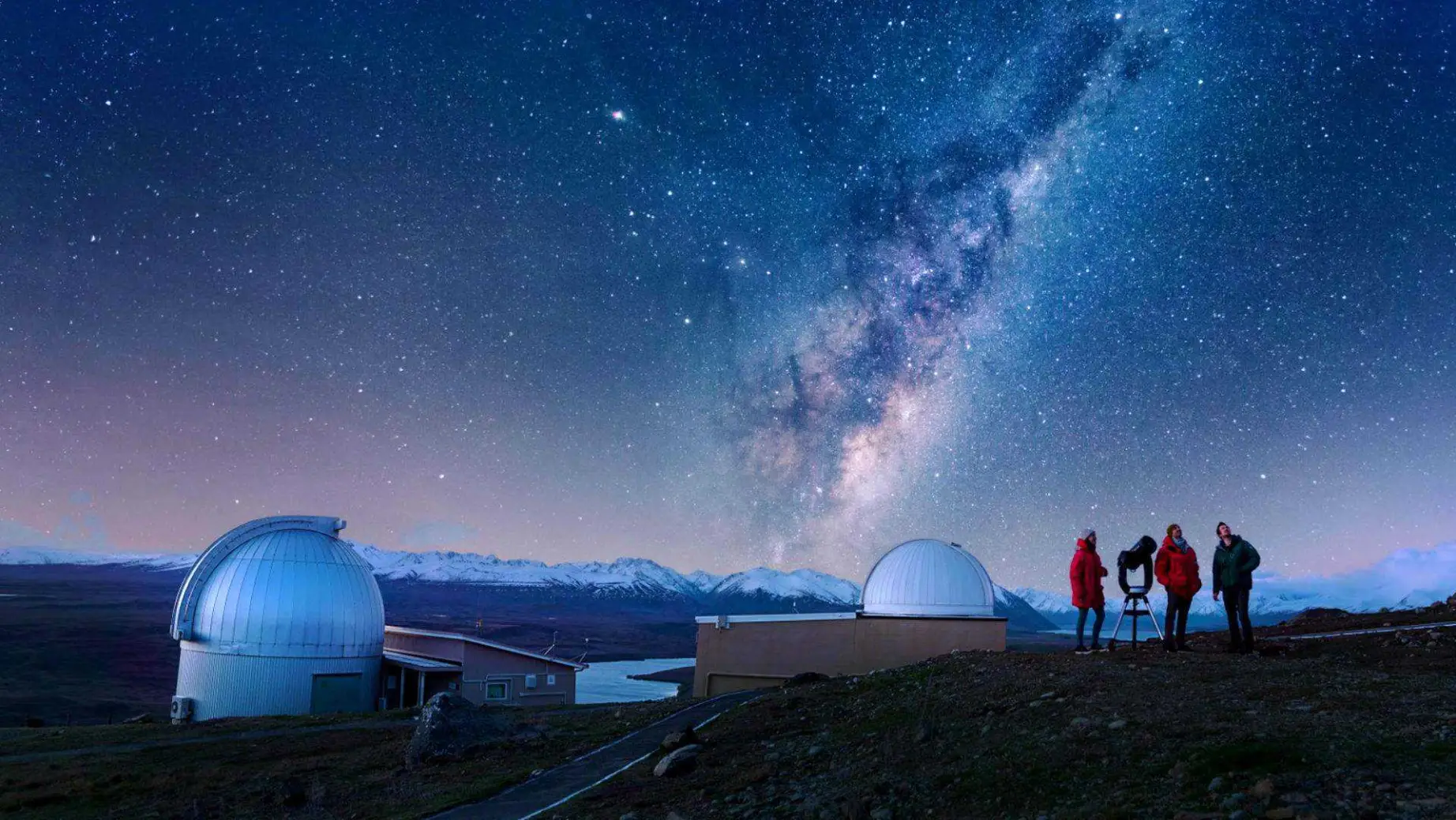 Nz lake tekapo dark sky observatory people family see and do easy going