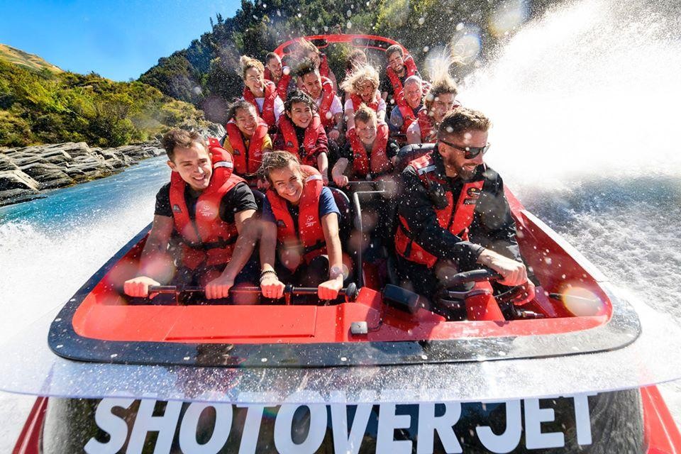 Nz queenstown jet boat people family see and do adventurous