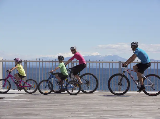 Nz tongariro river trail bike family see and do active