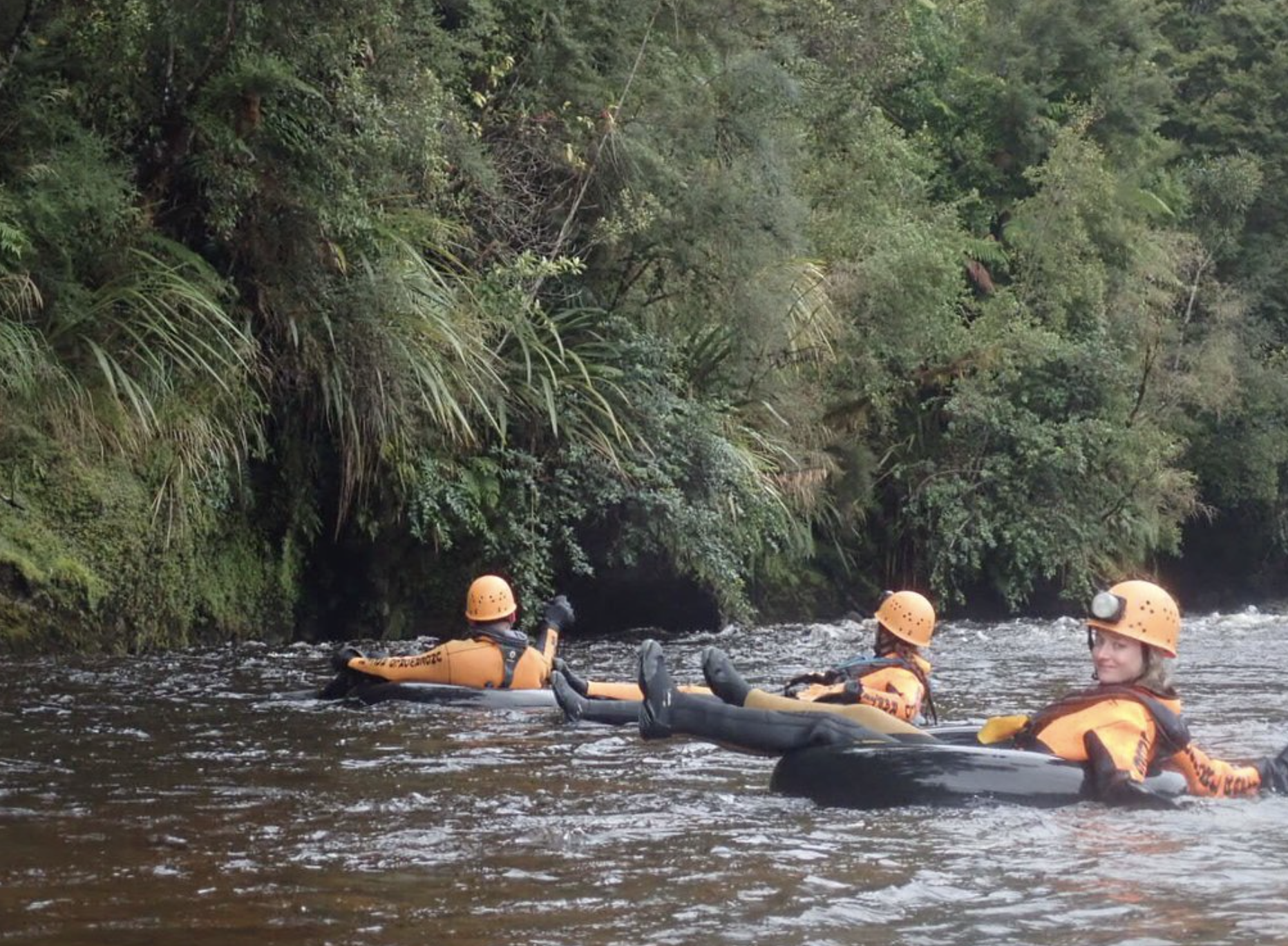 Nz paparoa national park tube river group friends see and do adventurous