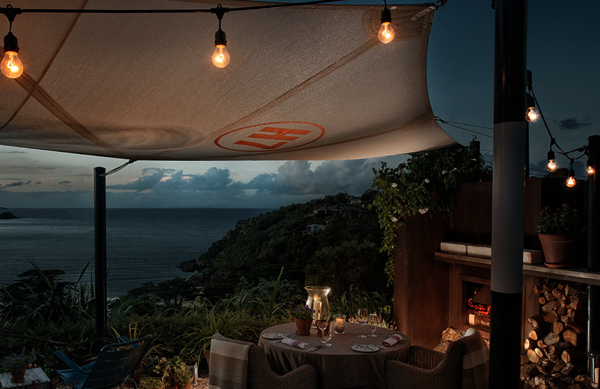 Nz waiheke island lodge dinner view friends stays luxury