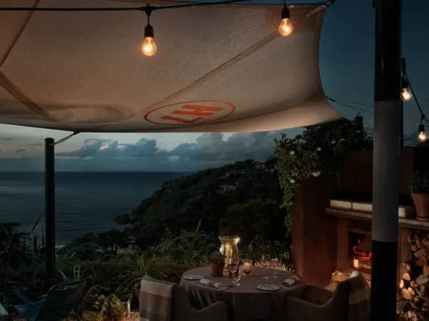 Nz waiheke island lodge dinner view friends stays luxury