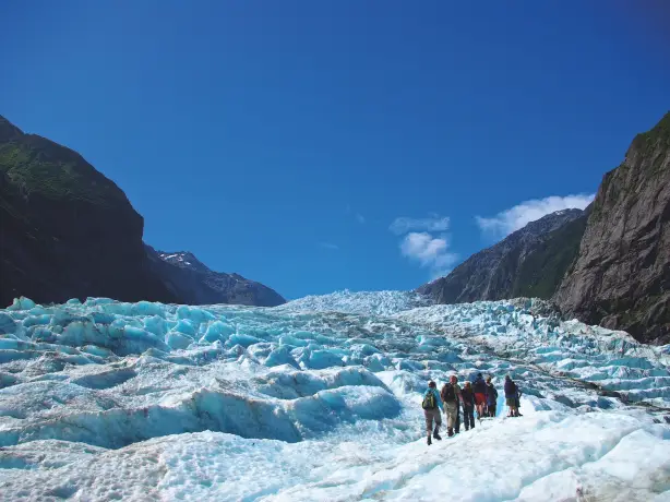 Nz fox glacier heli hiking friends couples adventure
