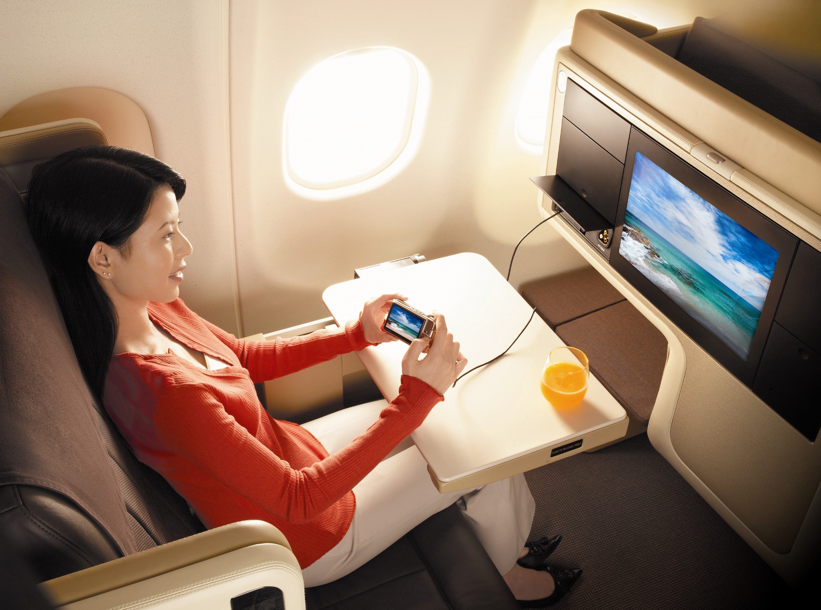Singapore Airlines Business Unterhaltung