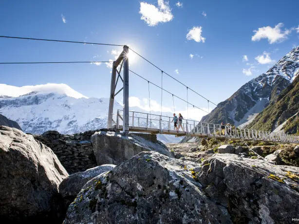Neuseeland Hooker Valley Mount Cook National Park Canterbury
