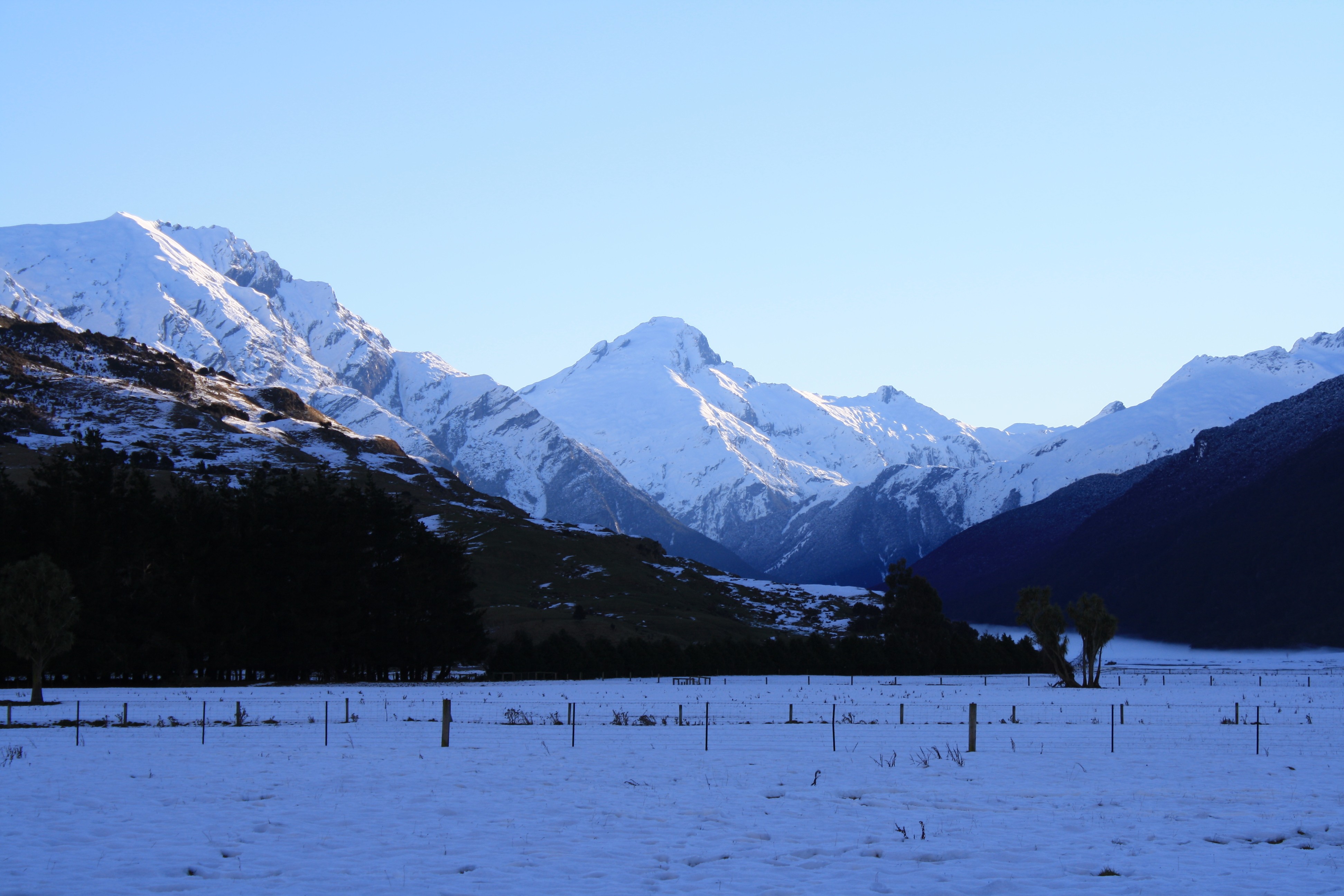 Wild Earth Lodge the wilkin valley in winter