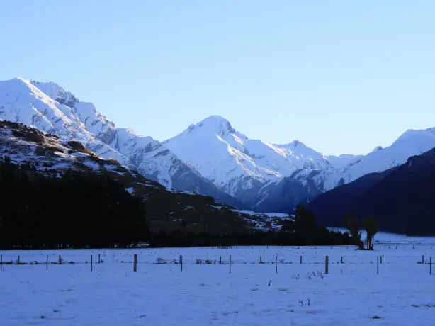 Wild Earth Lodge the wilkin valley in winter