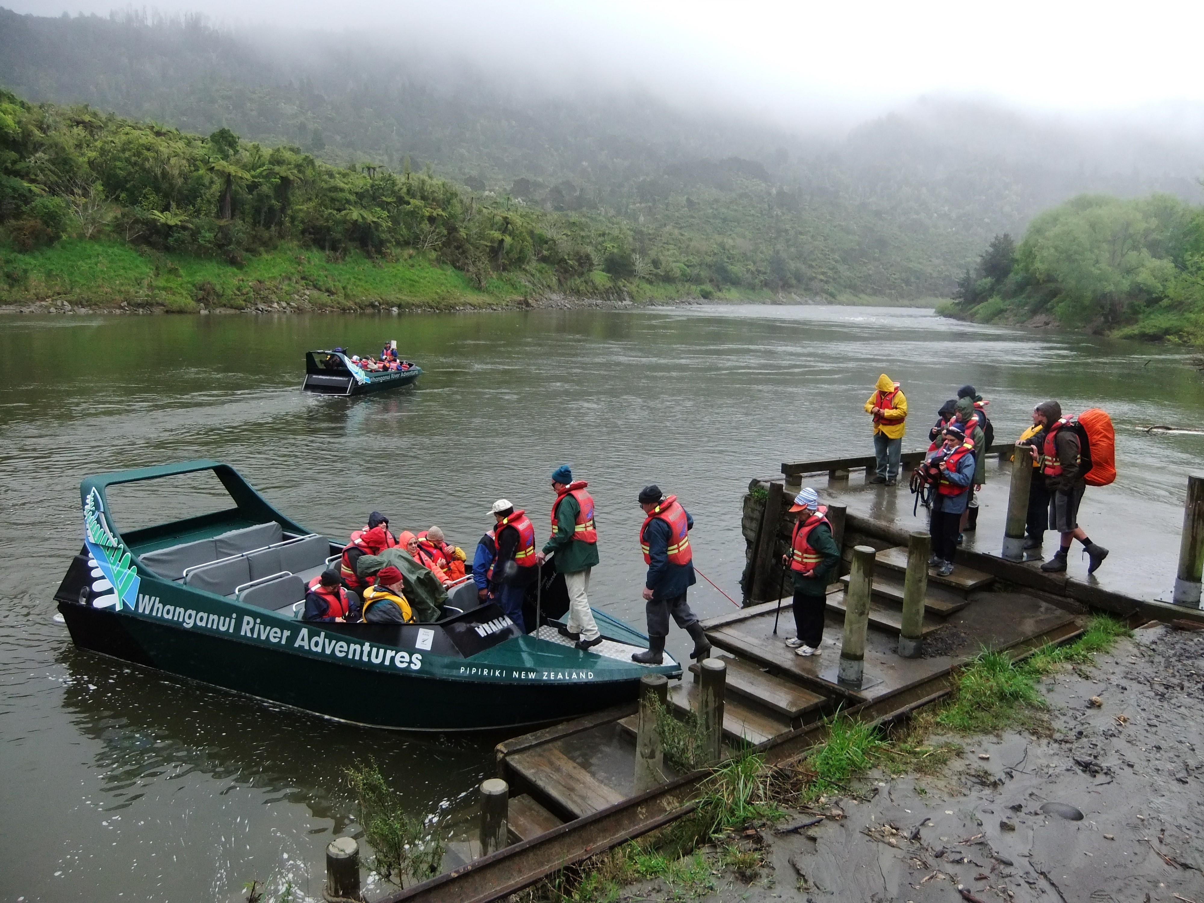 Whanganui River Adventures Bootsfahrt Neuseeland