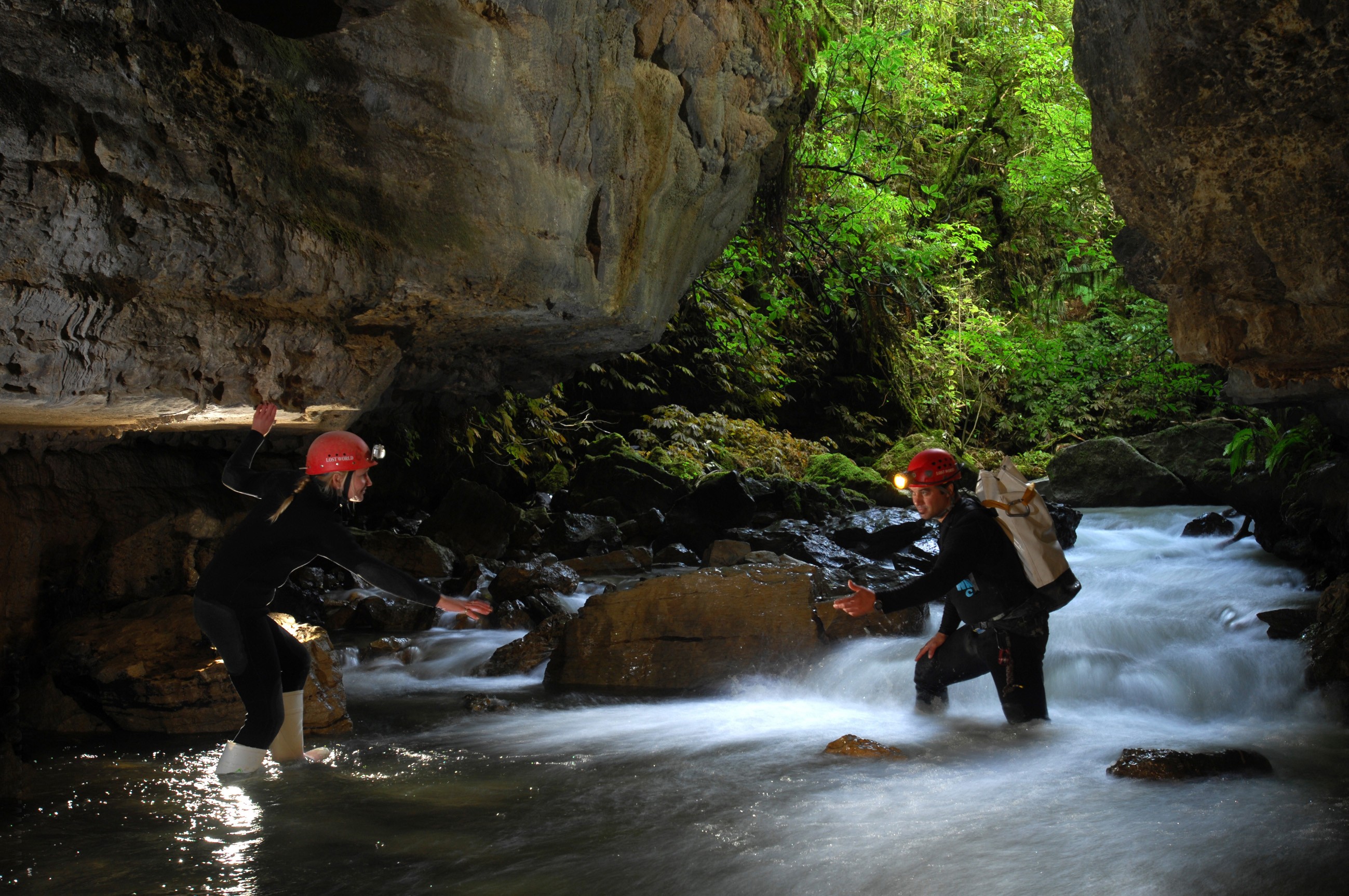 Nz waitomo adventures lost world 2 partner adventure