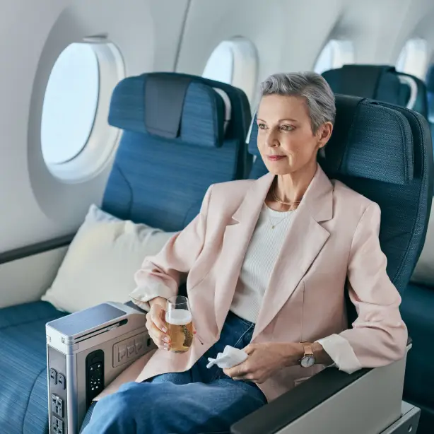 Cathay Pacific Business Class Passagiersitze