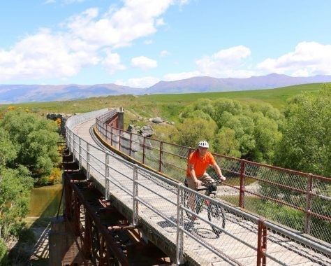Foto Fietsen Otago Rail Trail Nieuw Zeeland Travel Essence