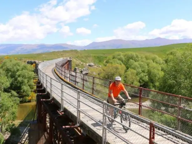 Foto Fietsen Otago Rail Trail Nieuw Zeeland Travel Essence