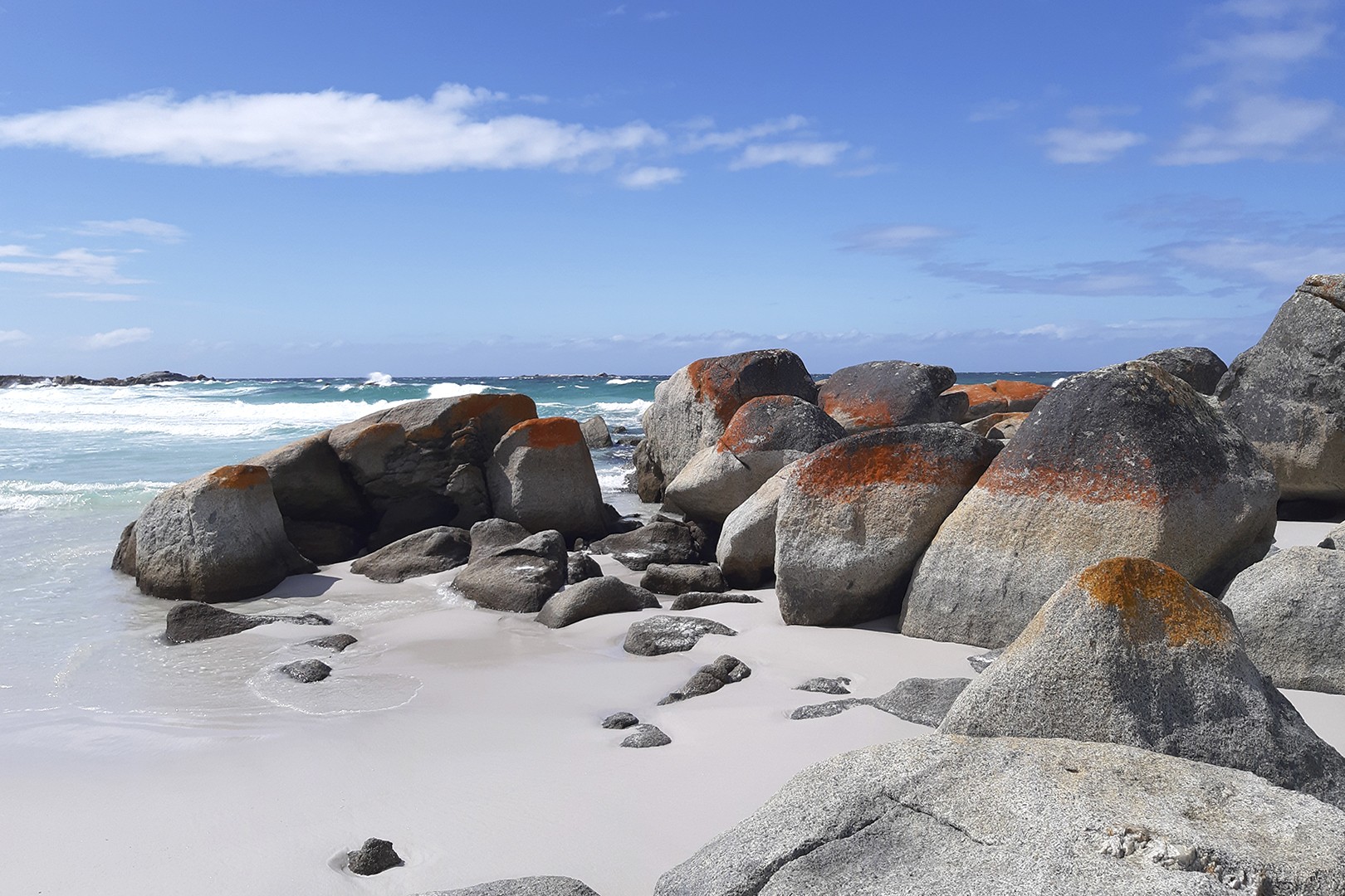 AUS review corerica Bay of Fires 2 Swimcart Beach