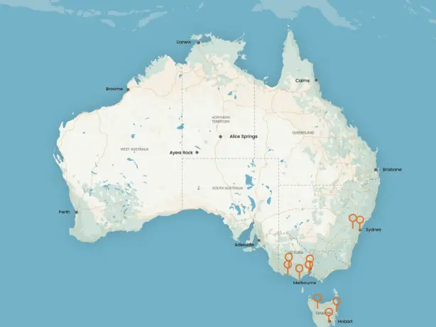 AUS review corerica onze 10 stops in Australi