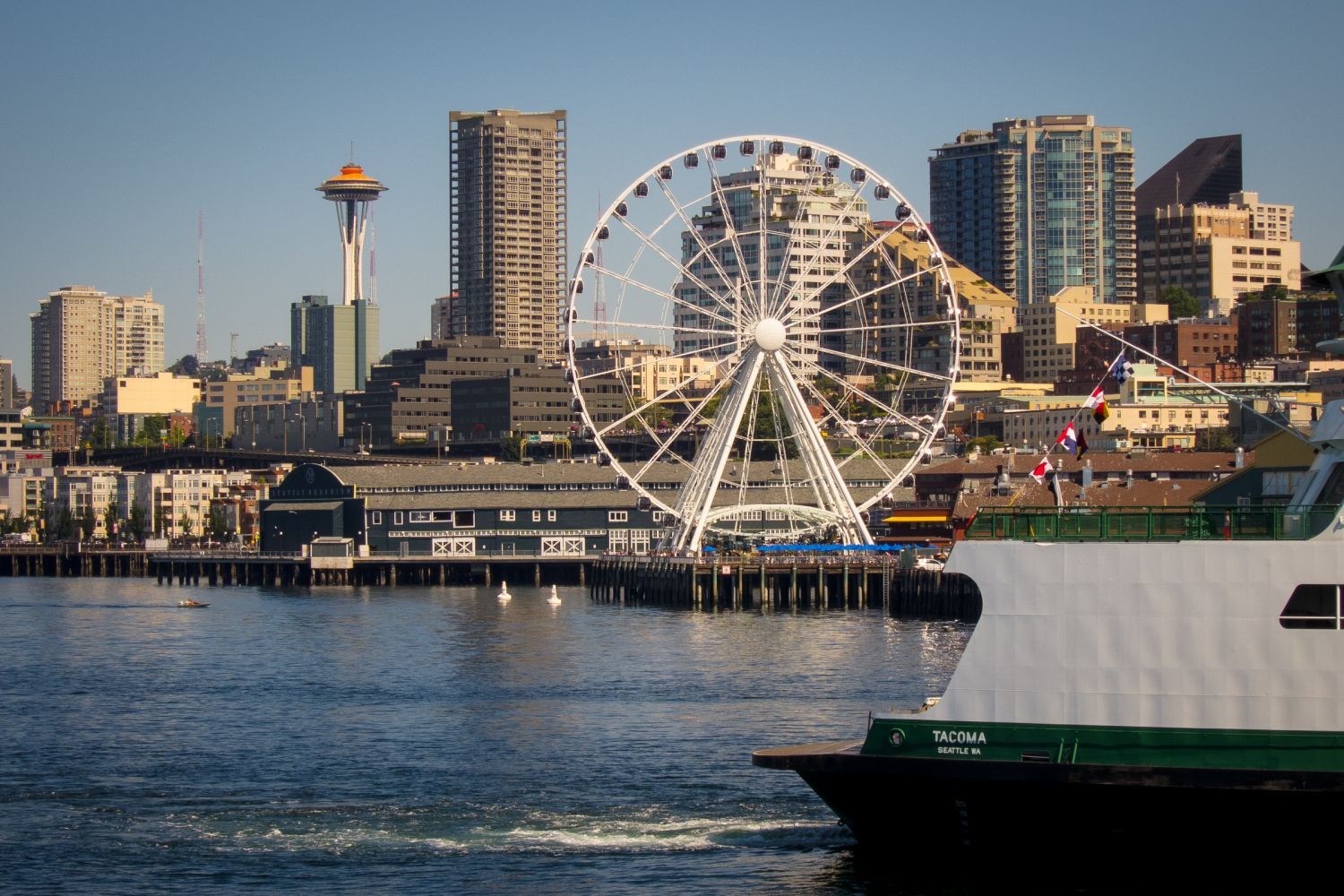 A view of Seattle city from the water