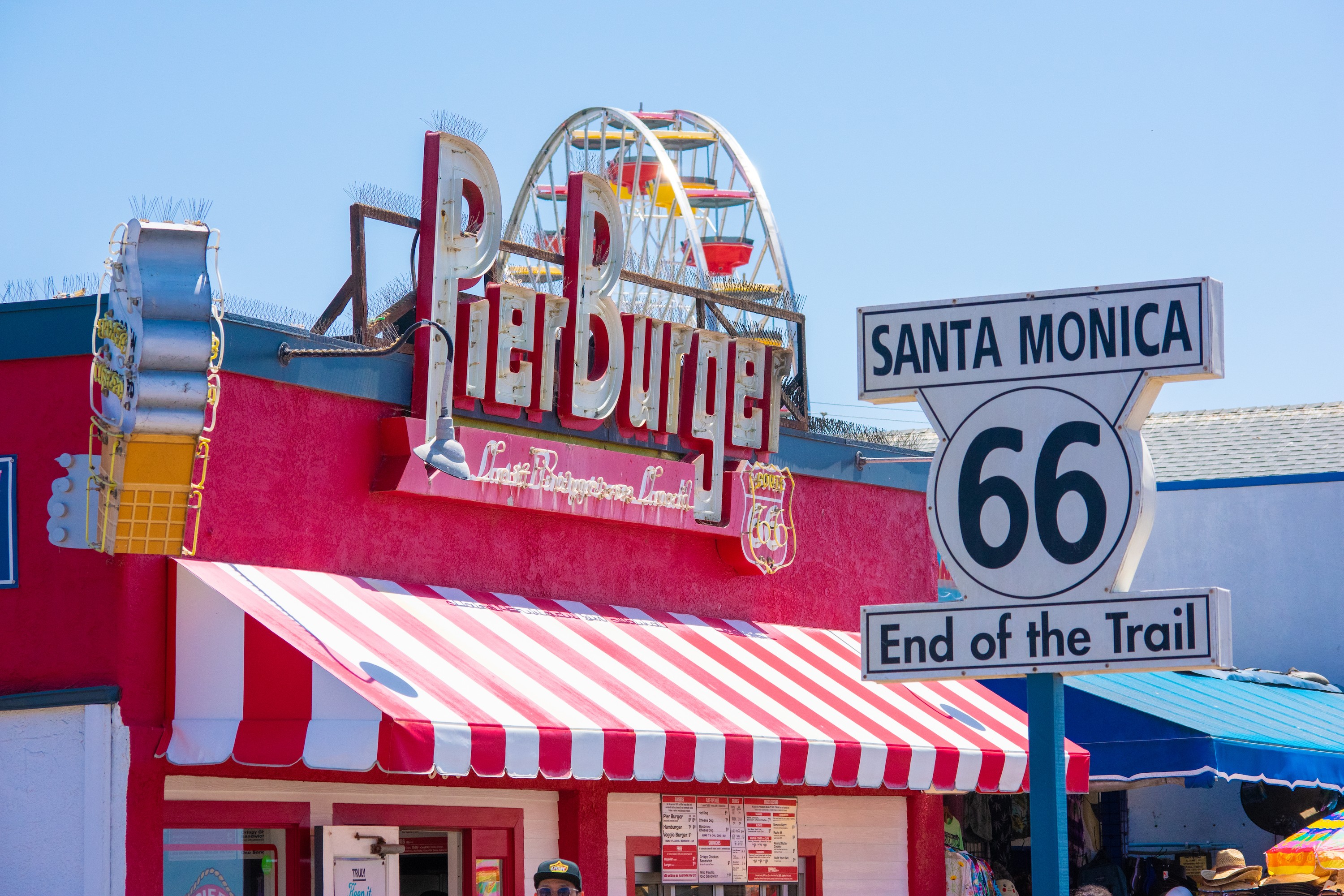Santa Monica sign, Los Angeles
