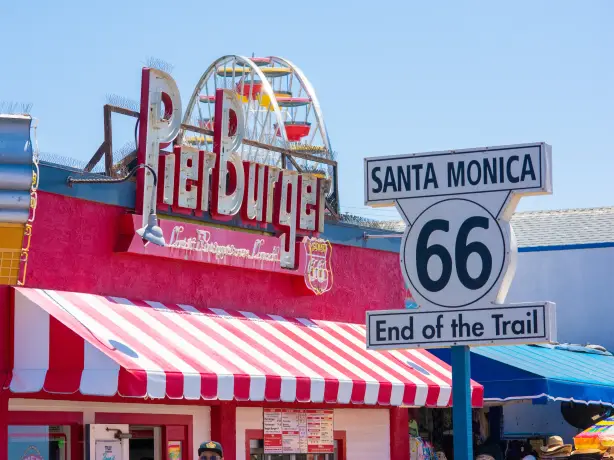 Santa Monica sign, Los Angeles