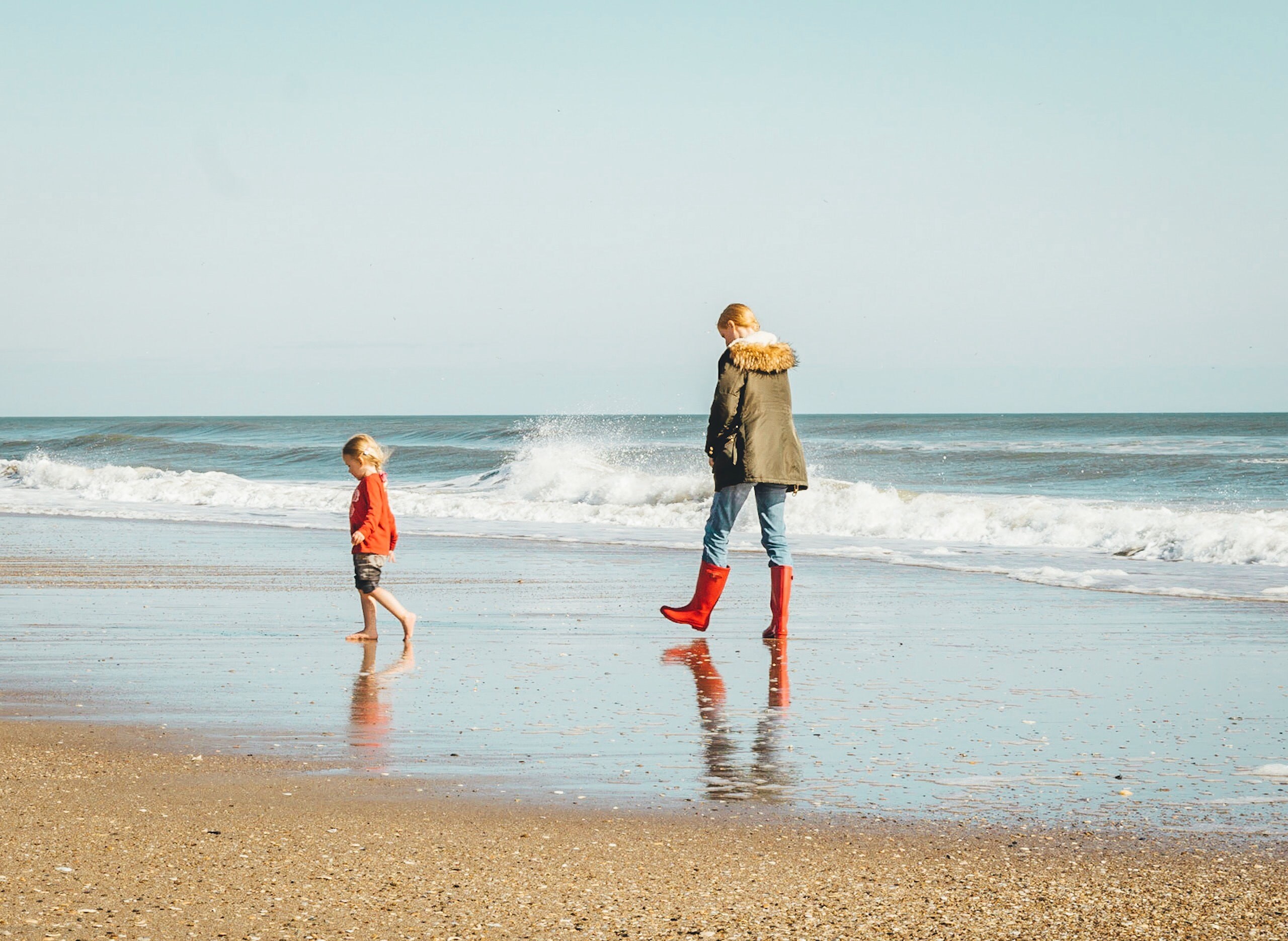 United states family beach young kid