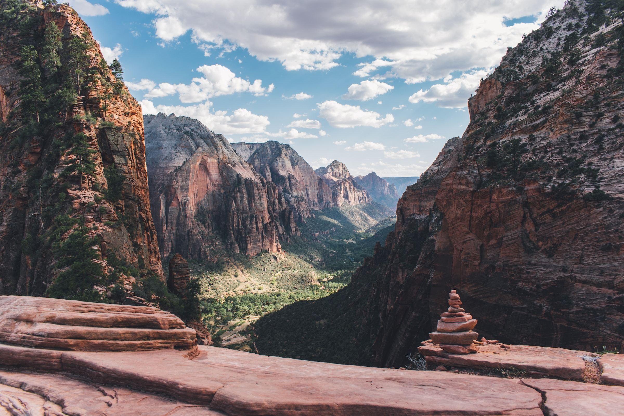 Große Felsschlucht im Zion Nationalpark