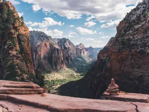 Große Felsschlucht im Zion Nationalpark