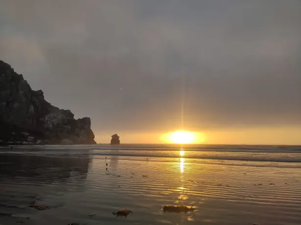USA Kalifornien Morro Bay Sonnenuntergang