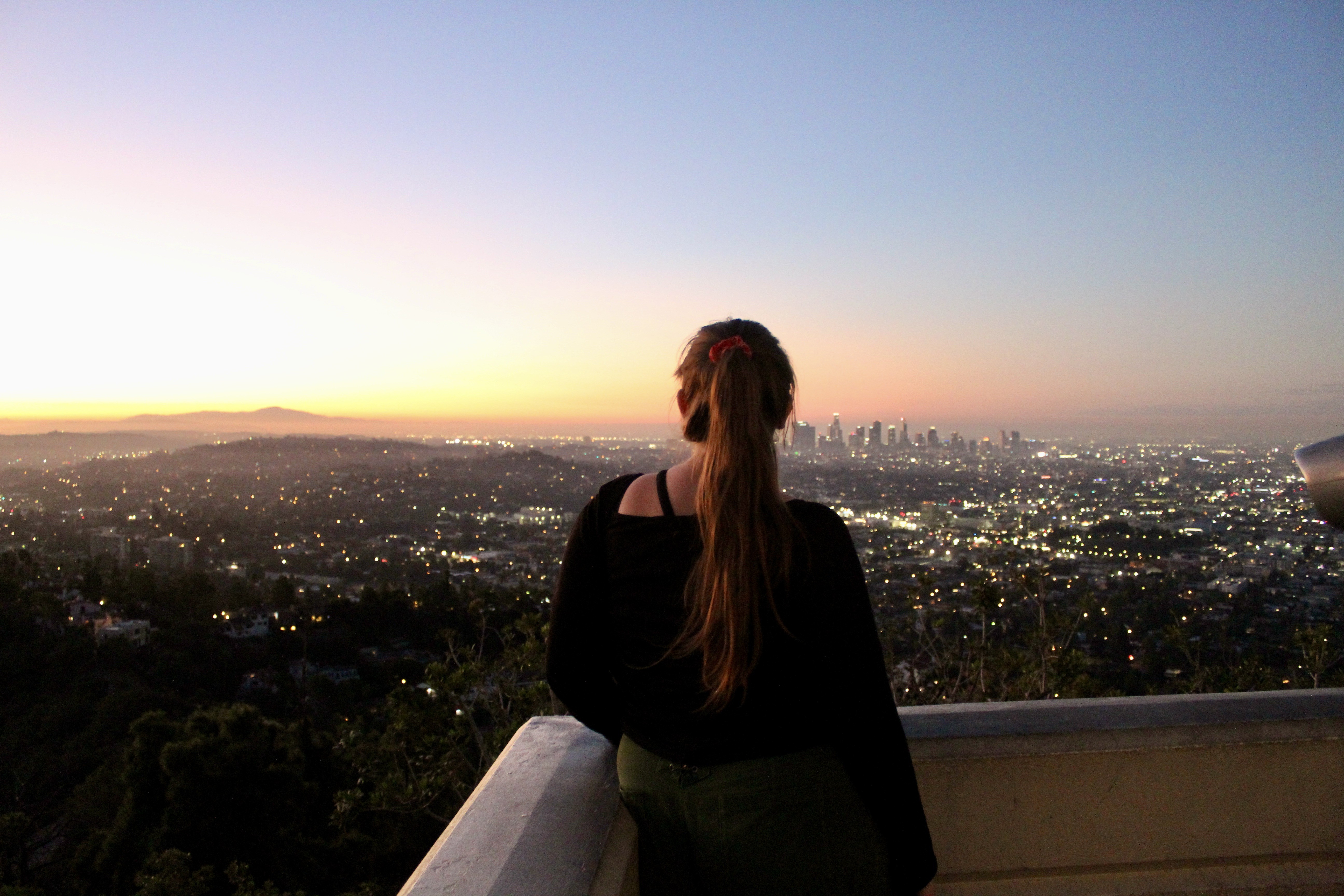 USA Kalifornien Los Angeles Sonnenaufgang