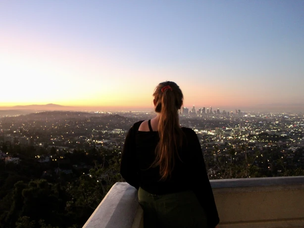 USA Kalifornien Los Angeles Sonnenaufgang