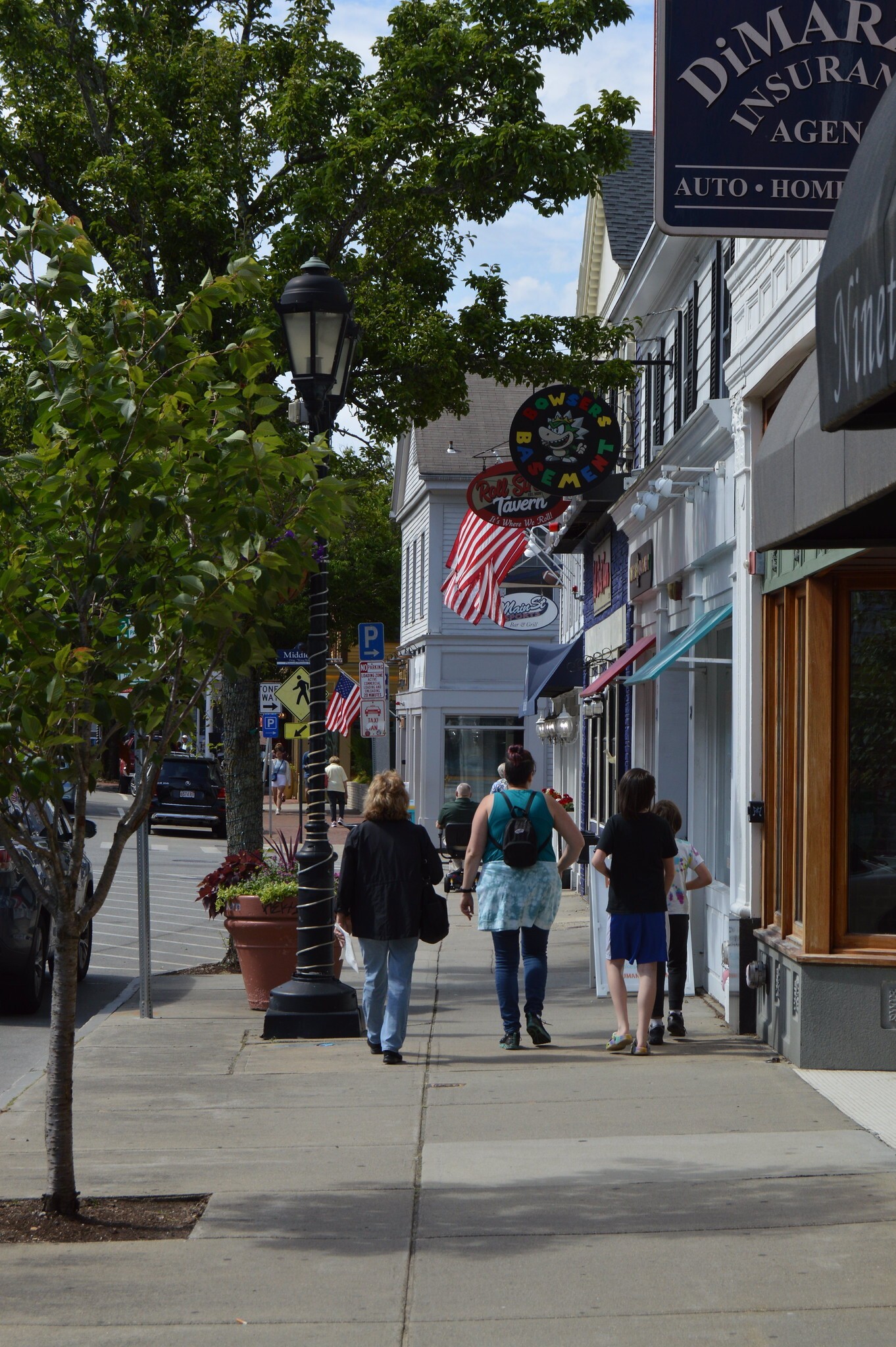 Usa massachusetts plymouth main street