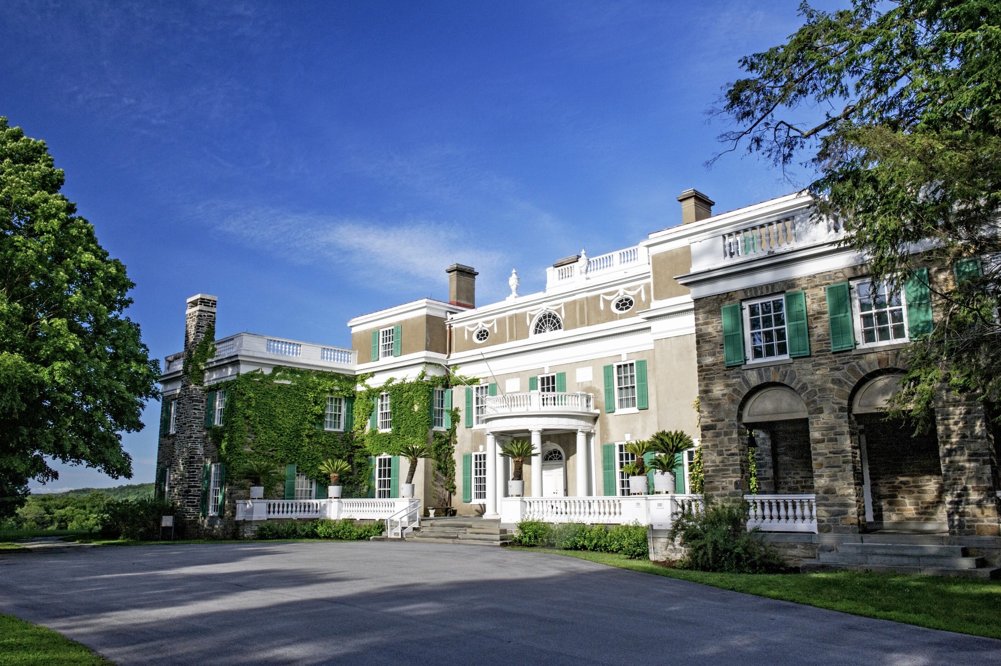 Historisches Herrenhaus und Haus von Roosevelt in den USA