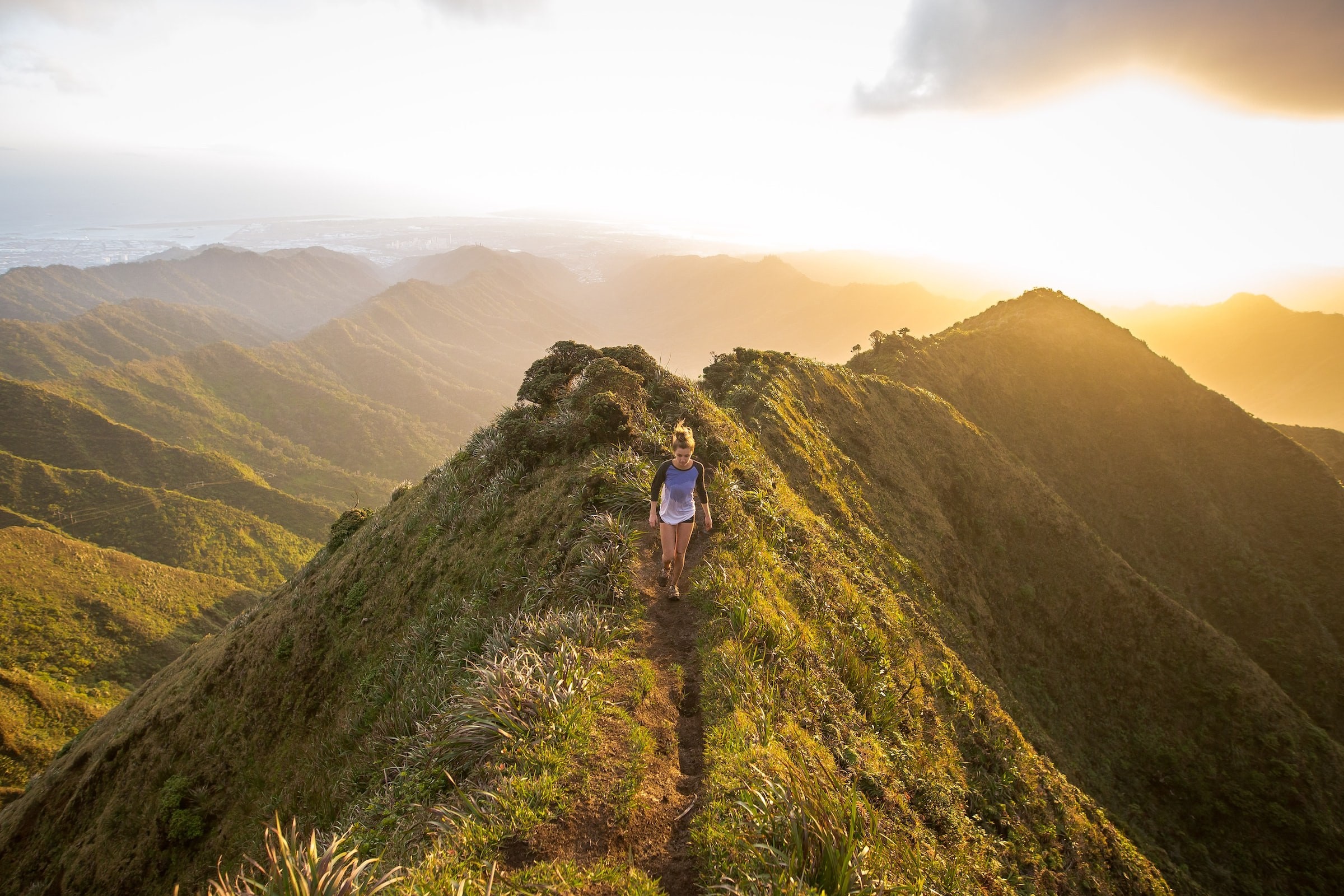 USA Solo haiku stairs Frau