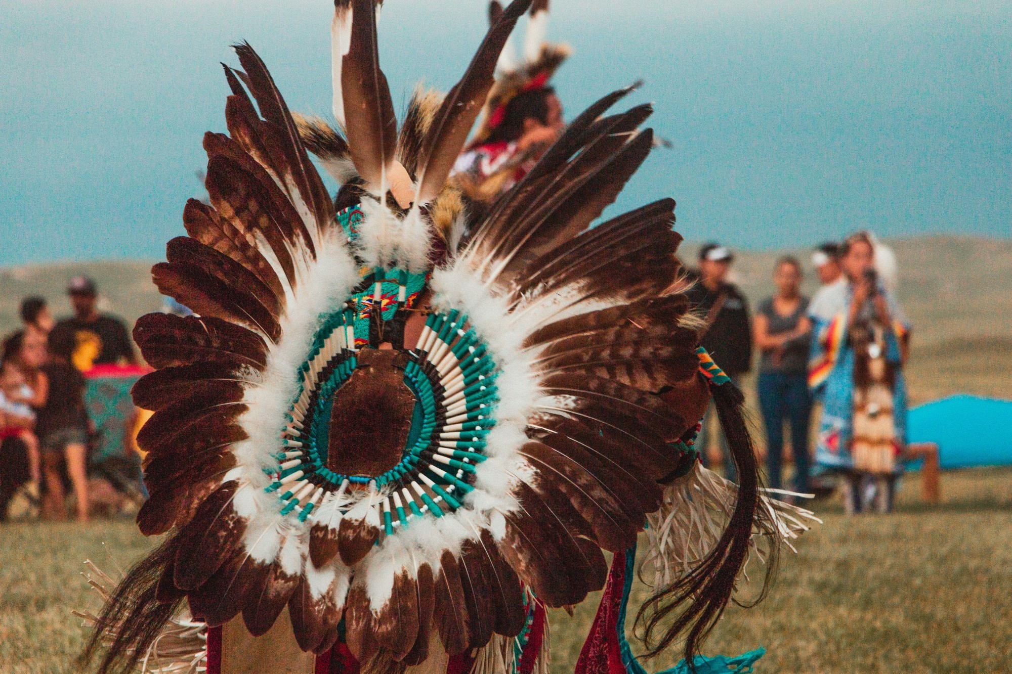Traditioneller Federschmuck der Native Americans