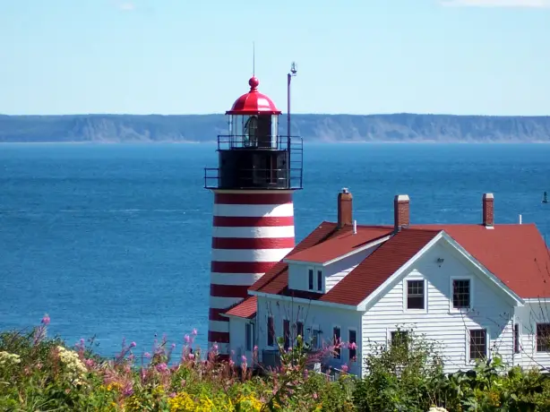 Usa west quoddy head light maine
